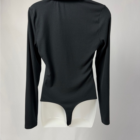 American Eagle Outfitters Black Long Sleeve Bodysuit - Picture 3 of 4